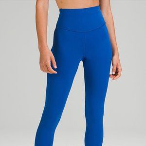 Lululemon Base Pace High Rise Tight 25" Size 4 Symphony Blue